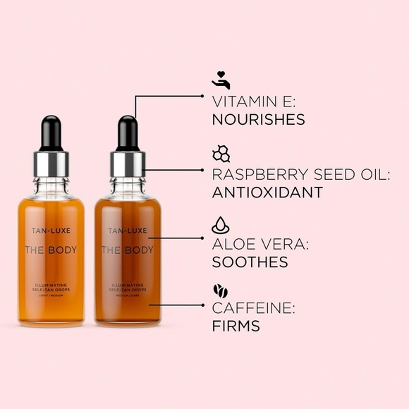 TAN-LUXE “THE BODY” Illuminating Self-Tan Drops! - Picture 3 of 5